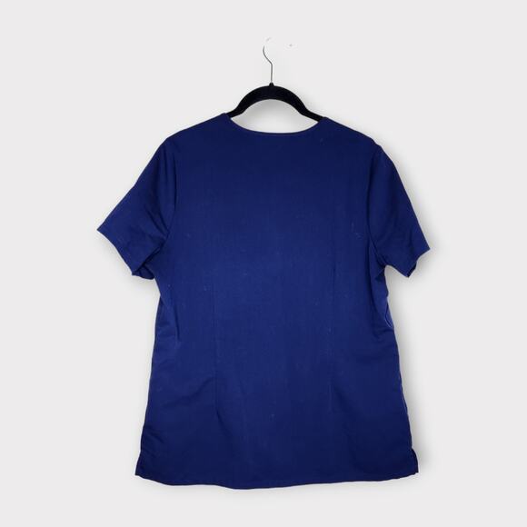 Figs Blue Short Sleeve Women's Top - Picture 6 of 6
